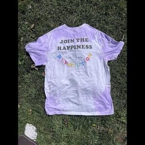 Join the Happiness Revolution American Eagle Tie-dye shirt